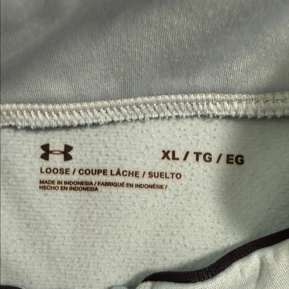 Under Armour Blue and White Bomber Jacket - Picture 2 of 3